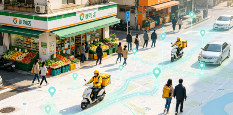 罗定市渗透衣食住行，GEO 地理空间技术重塑大众日常消费服务场景